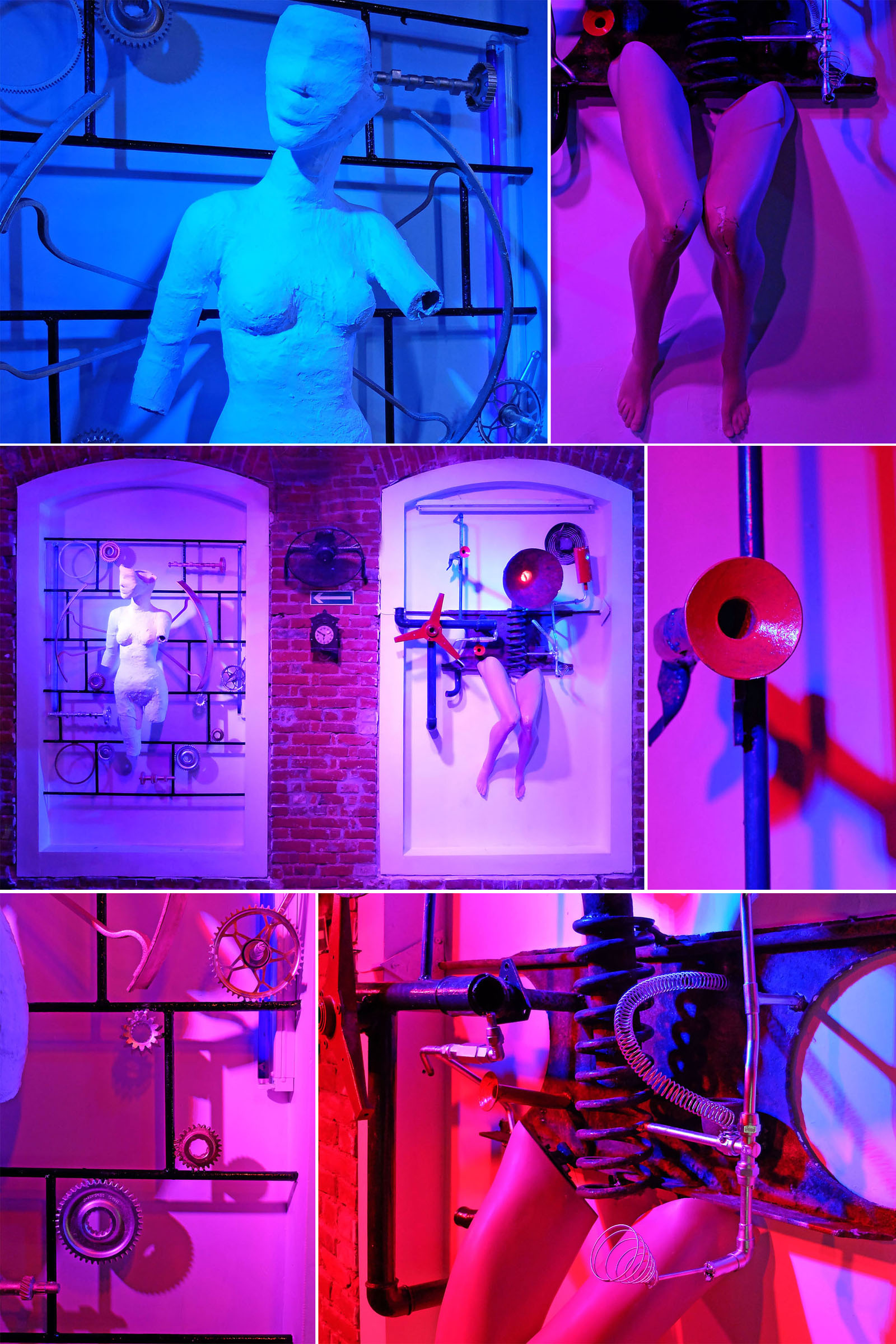 rzeźby kinetyczne z metalu