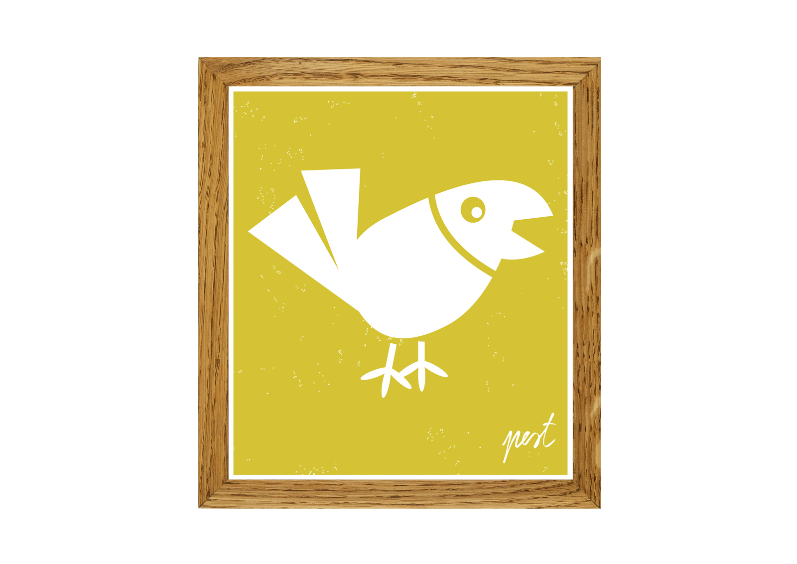 Pest Froke Yellow poster