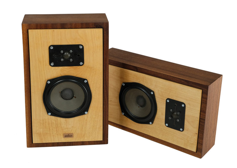 BRAUN Speakers AG L-480/1. Classic Vintage. Fully revitalized. BRAUN Speakers AG L-480/1