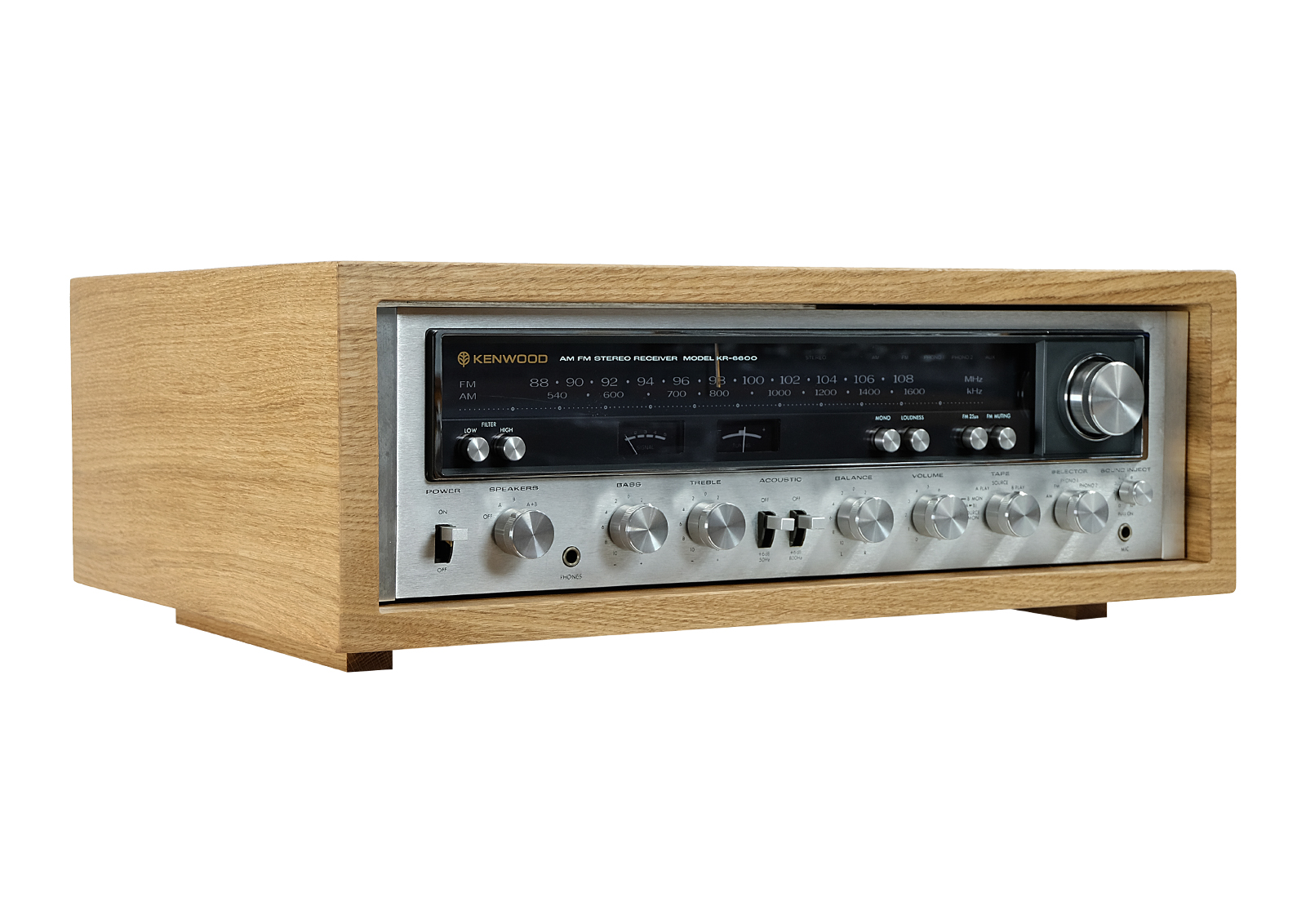 Kenwood KR 6600. Oak Wood Case.