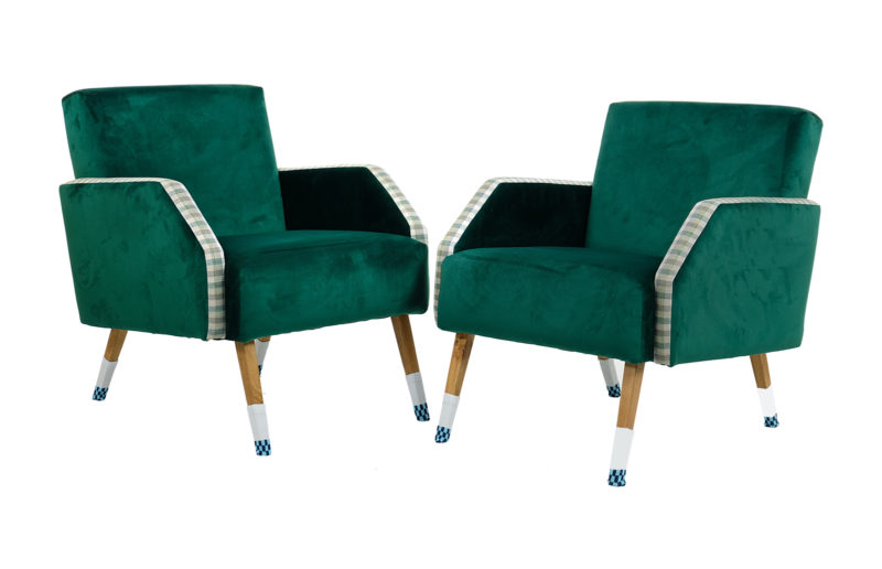 Club armchair from the PRL (Polish People's Republic) era, 1970s. Fully revitalized. Price per item. armchair after renovation