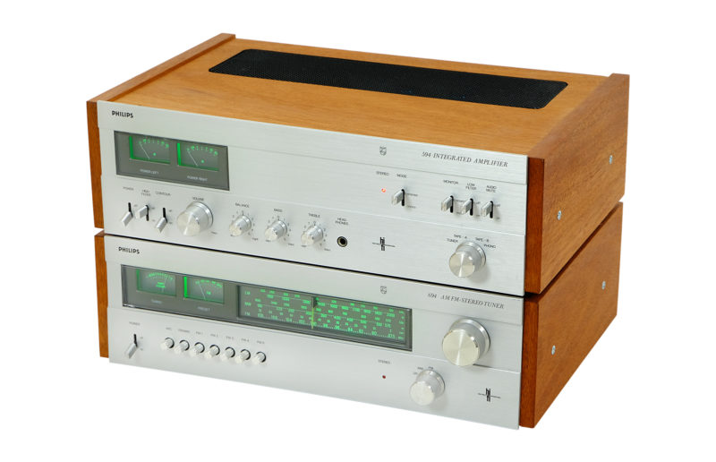 Philips 594 amplifier. Philips 694 tuner.