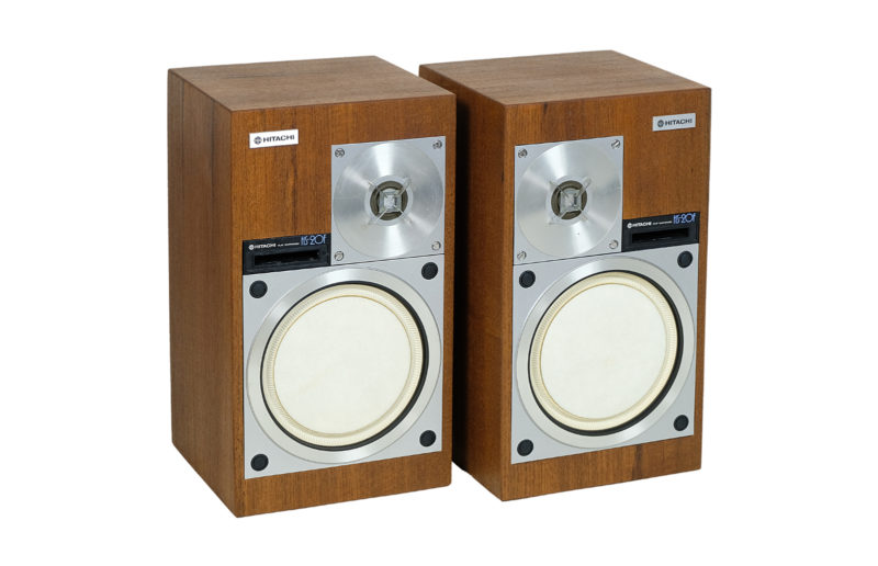 Hitachi HS-20F loudspeakers. HiFi Stereo. Fully revitalized. Hitachi HS-20F loudspeakers.
