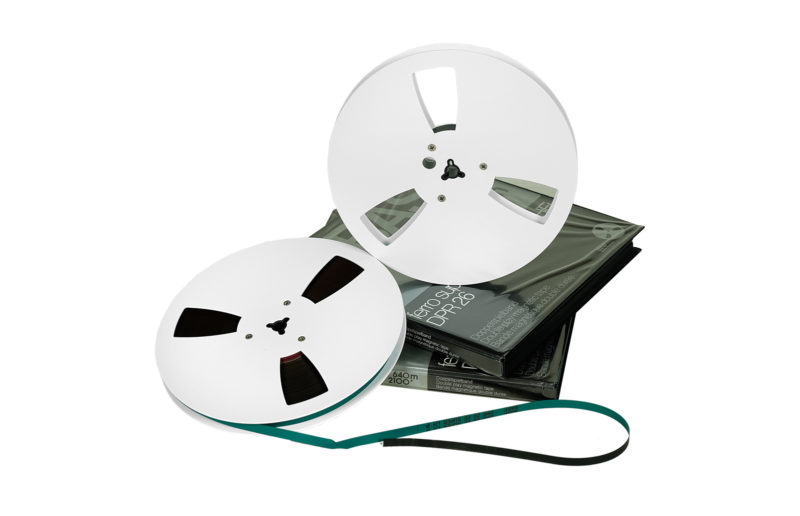 Szpule aluminiowe BASF 18cm. Taśma BASF DPR 26. Classic Vintage. White Reel to reel. BASF DPR 26