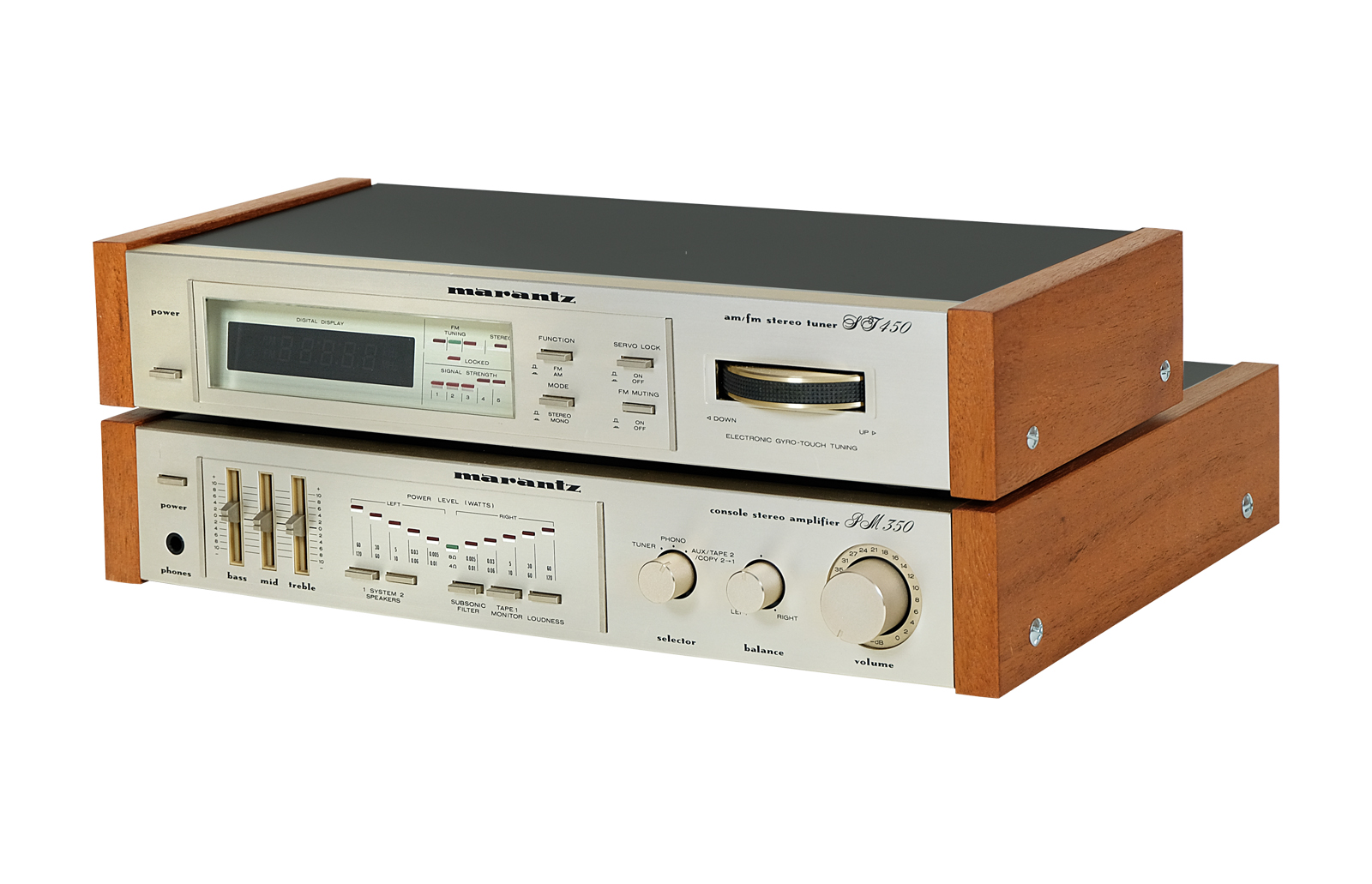 Marantz PM 350, Marantz ST 450, audio vintage