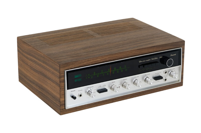 Amplituner Sansui Solid State 5000. Po całkowitej rewitalizacji. Classic Vintage. Sansui Solid State 5000, audio vintage