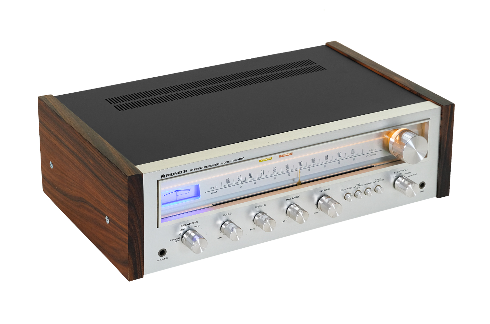 pioneer SX-450, audio vintage, wzmacniacz vintage