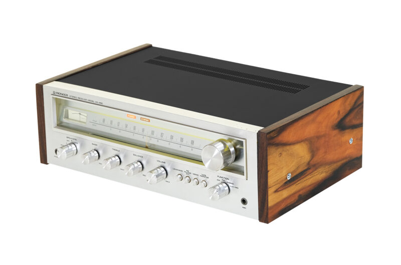 Amplituner Pioneer SX-450. Classic Vintage. Po całkowitej rewitalizacji. Yellow. pioneer SX-450, audio vintage, wzmacniacz vintage