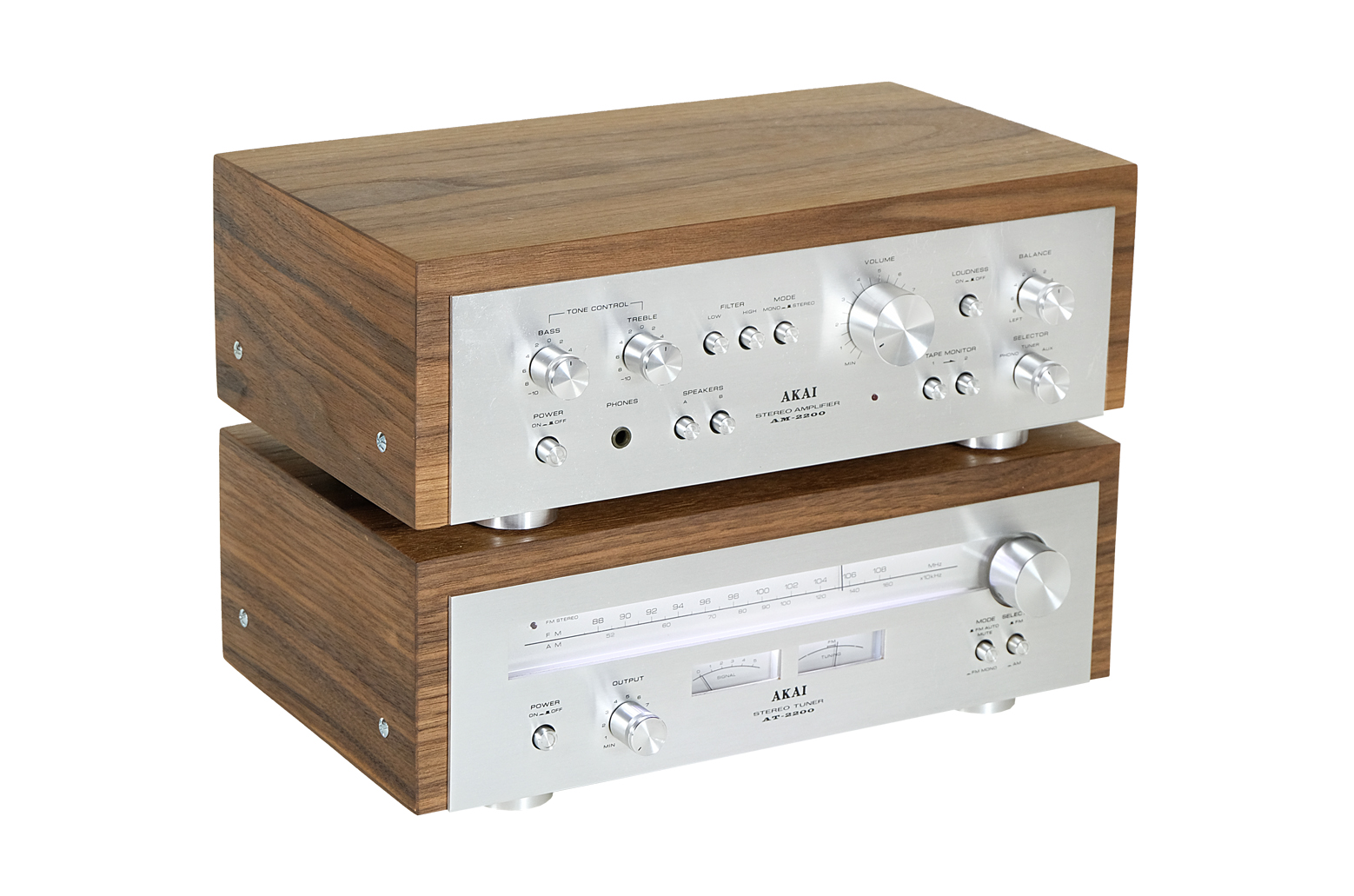 Akai AM 2200, Akai AT 2200, audio vintage